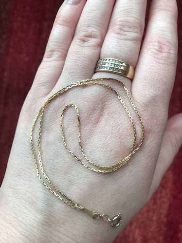 Italian Gold 14k Yellow gold thick link chain. |…