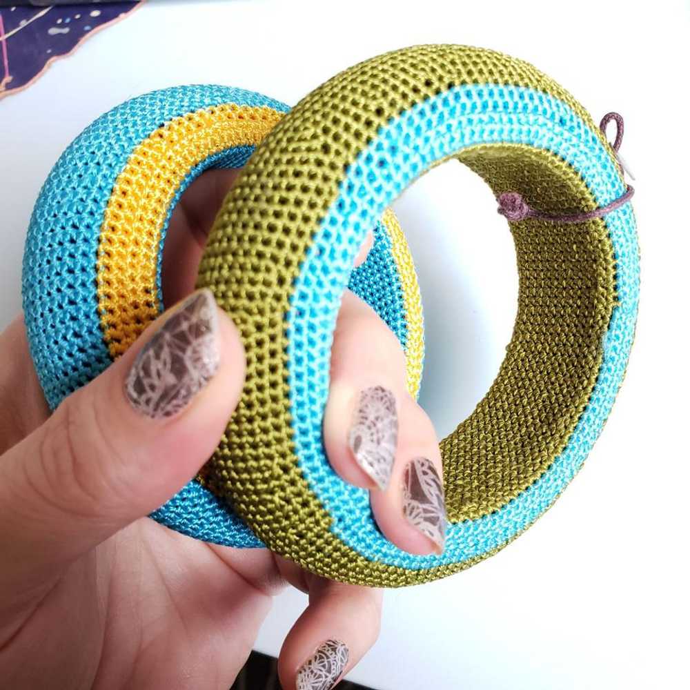 Set of Crocheted Bracelets - image 1