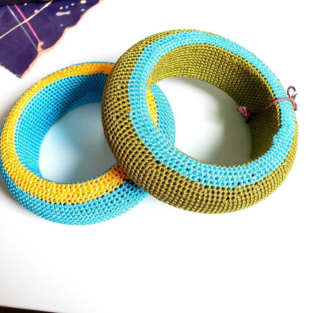 Set of Crocheted Bracelets - image 2