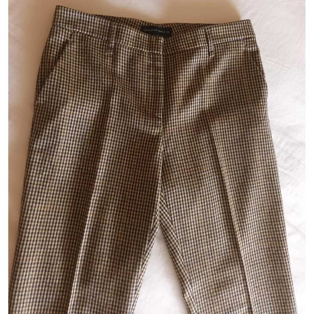 Purificacion Garcia Wool straight pants - image 2