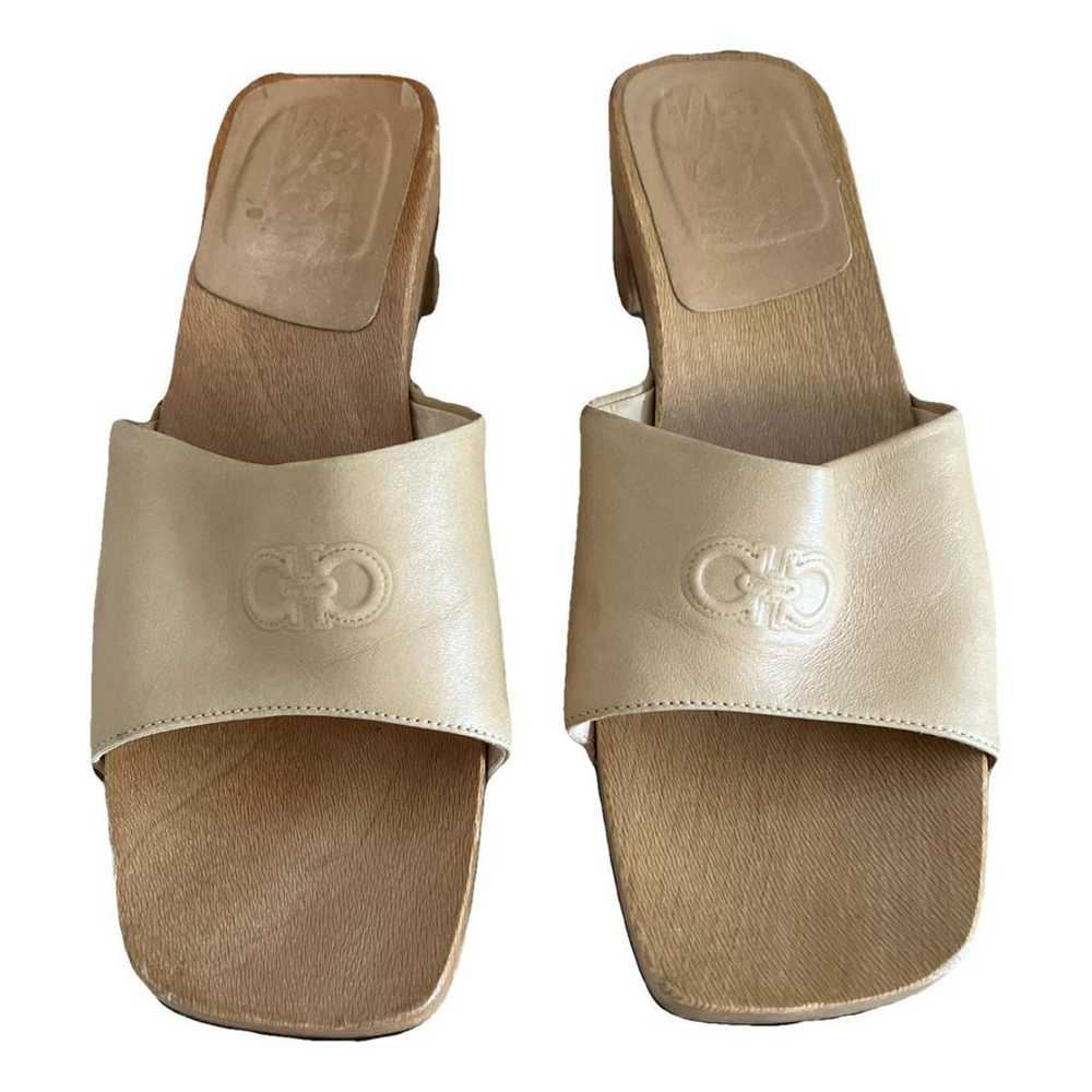 Salvatore Ferragamo Leather mules & clogs - image 1