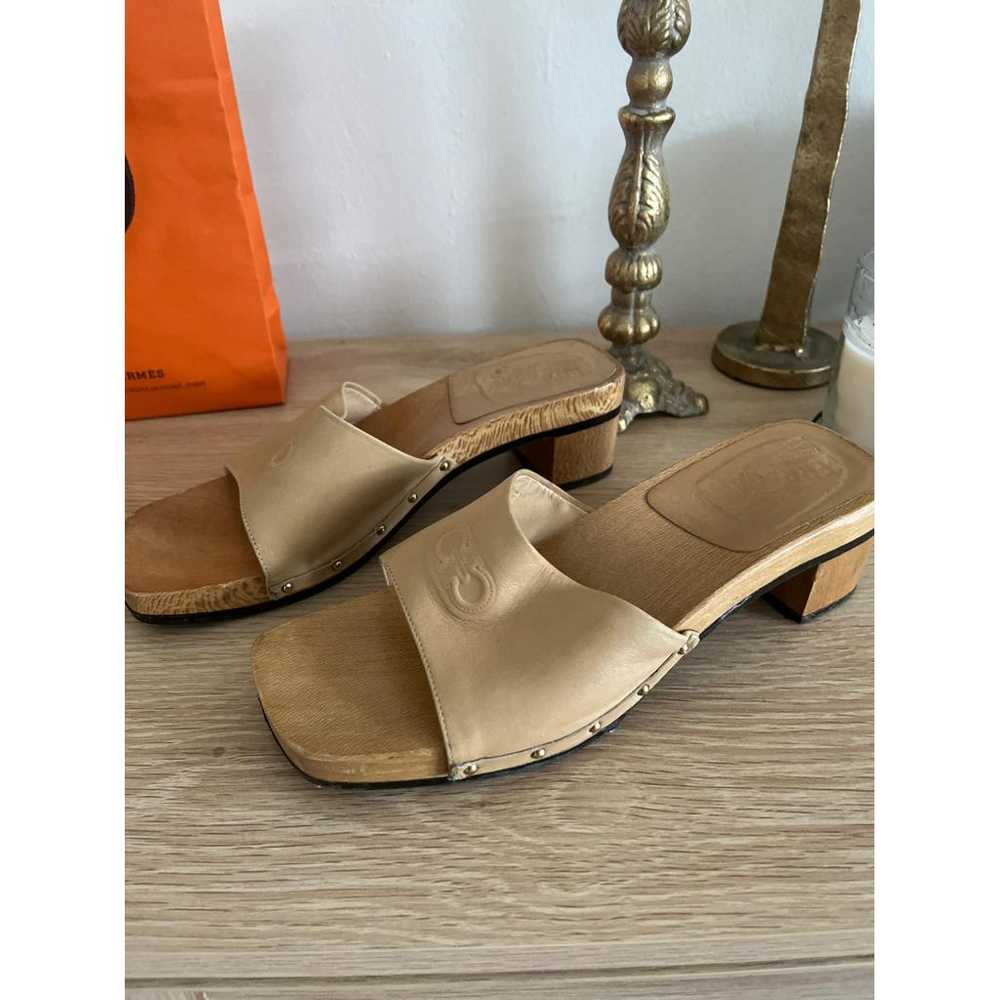 Salvatore Ferragamo Leather mules & clogs - image 2