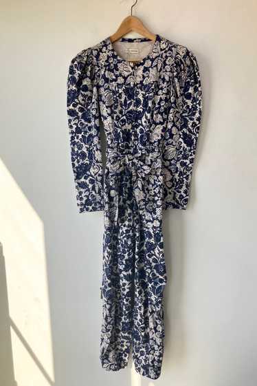 Ulla Johnson Navy Denim Jumpsuit