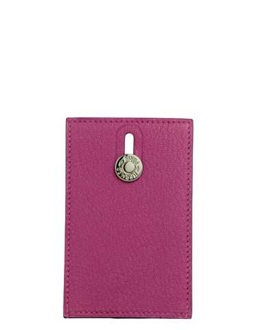 Hermes Rose Pourpre Chevre Leather Diabolo Card Ho