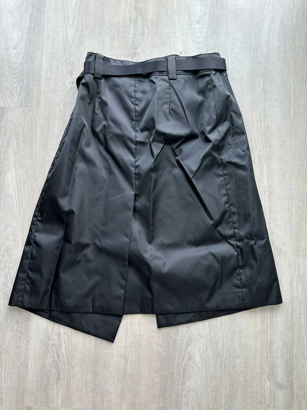 Prada Prada Re-Nylon gabardine skirt with pouch - image 3