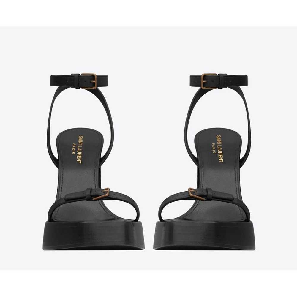 Saint Laurent Leather sandal - image 4