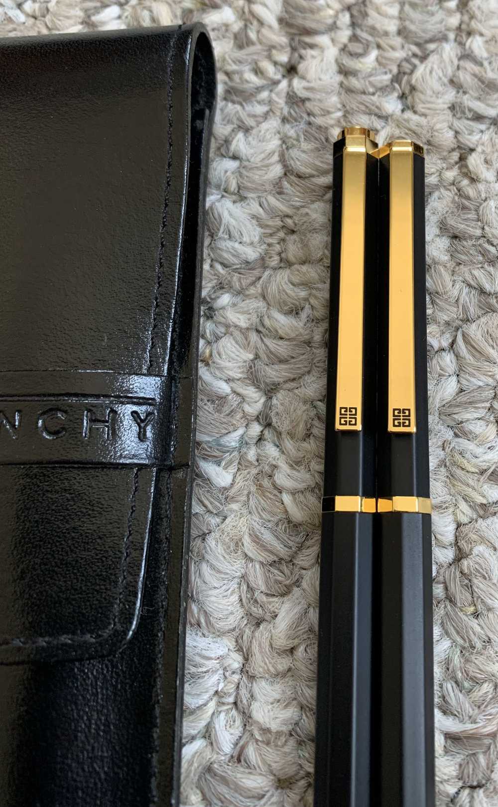 Givenchy Vintage Givenchy Pen+Pencil Set + Case - image 6