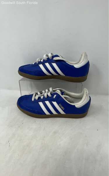 Adidas Mens Samba G96114 Blue White Suede Lace-Up… - image 1