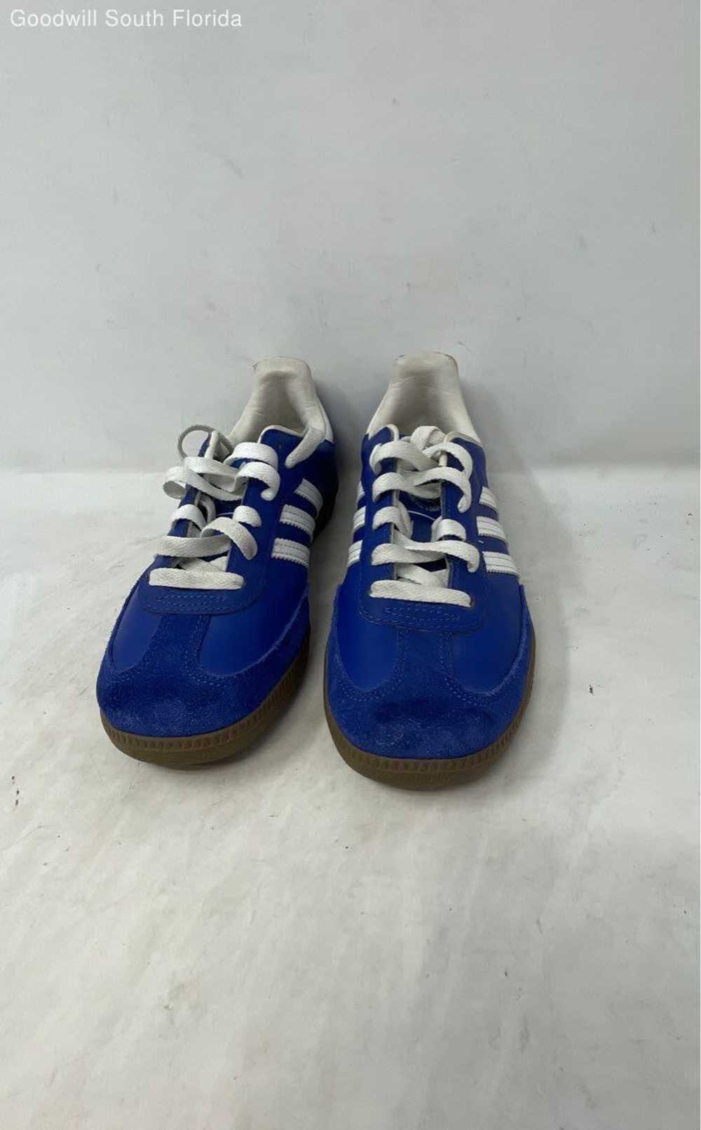 Adidas Mens Samba G96114 Blue White Suede Lace-Up… - image 3