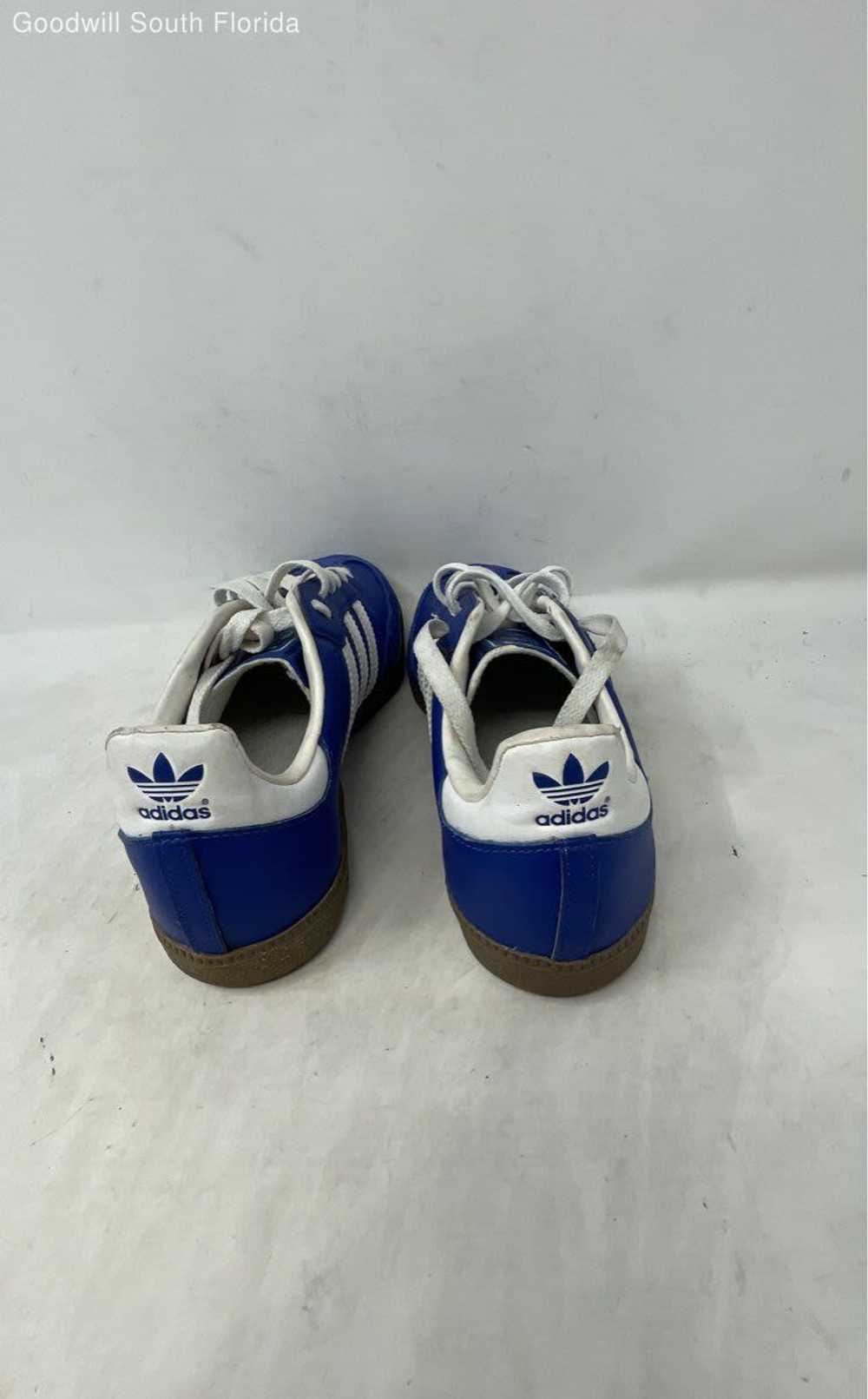 Adidas Mens Samba G96114 Blue White Suede Lace-Up… - image 4