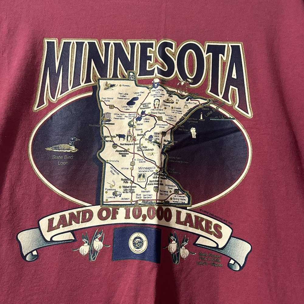 Gildan × Vintage Vintage Minnesota Land Of 10,000… - image 2