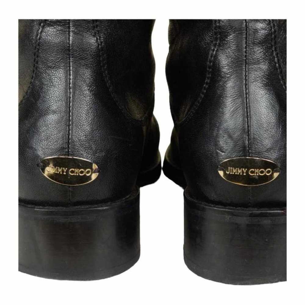 Jimmy Choo Leather biker boots - image 7