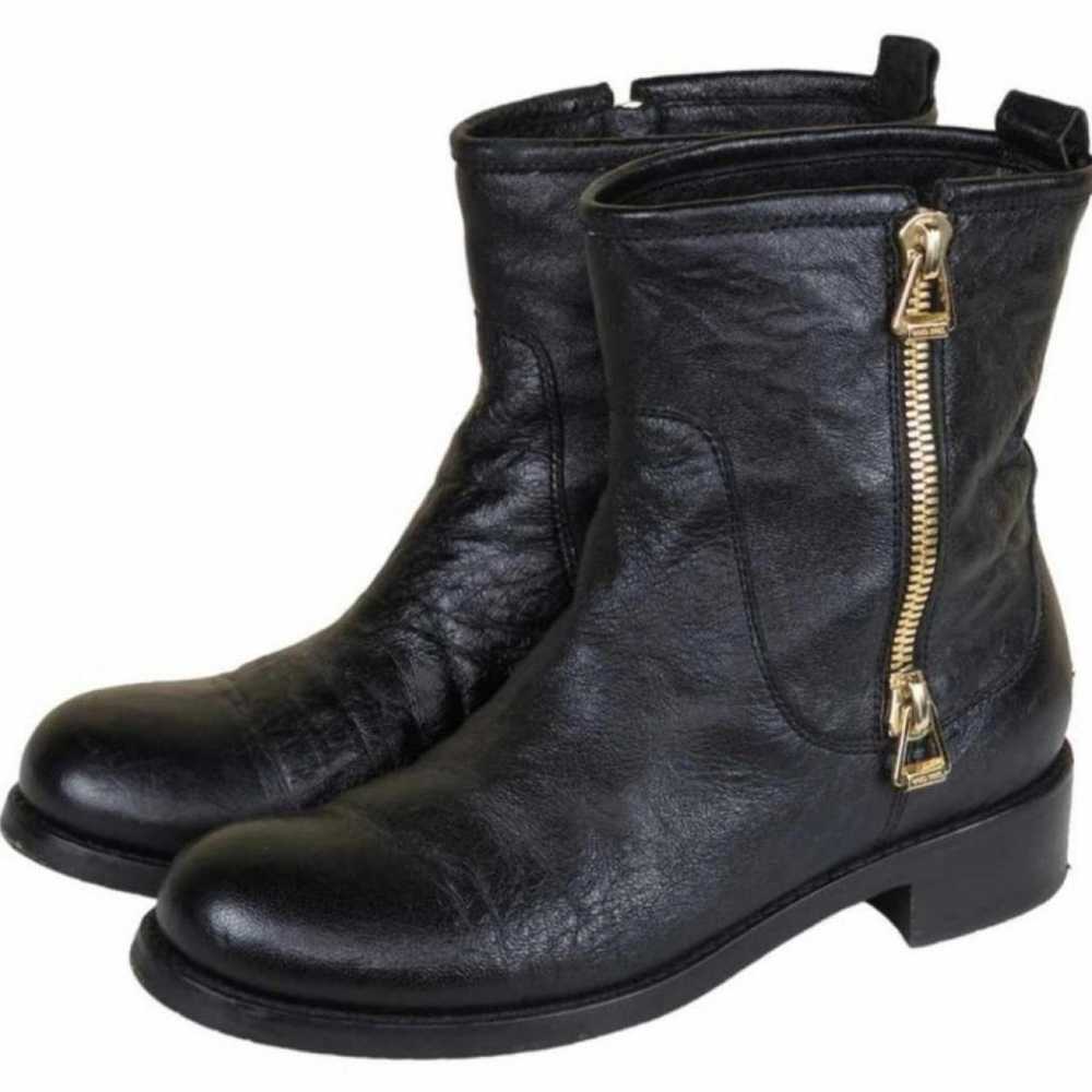 Jimmy Choo Leather biker boots - image 8