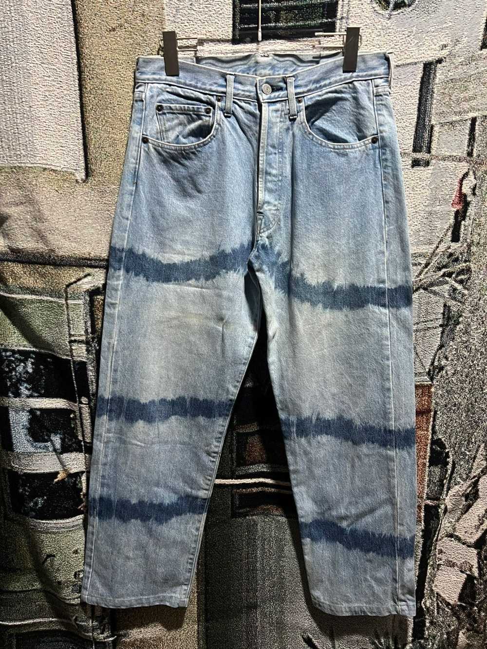 Japanese Brand Gowest vintage tie dye denim pants - image 1