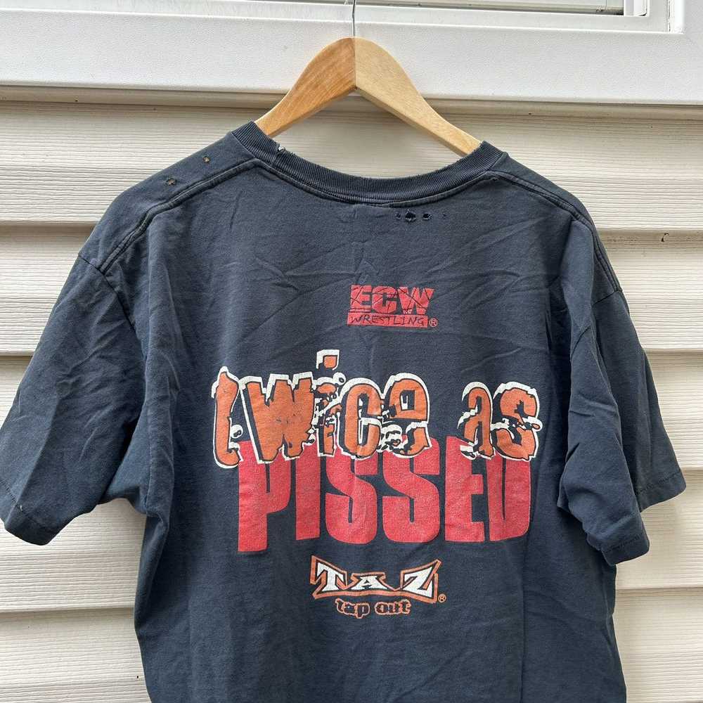 Anvil × Vintage × Wwf 90s ECW Taz “twice as pisse… - image 4