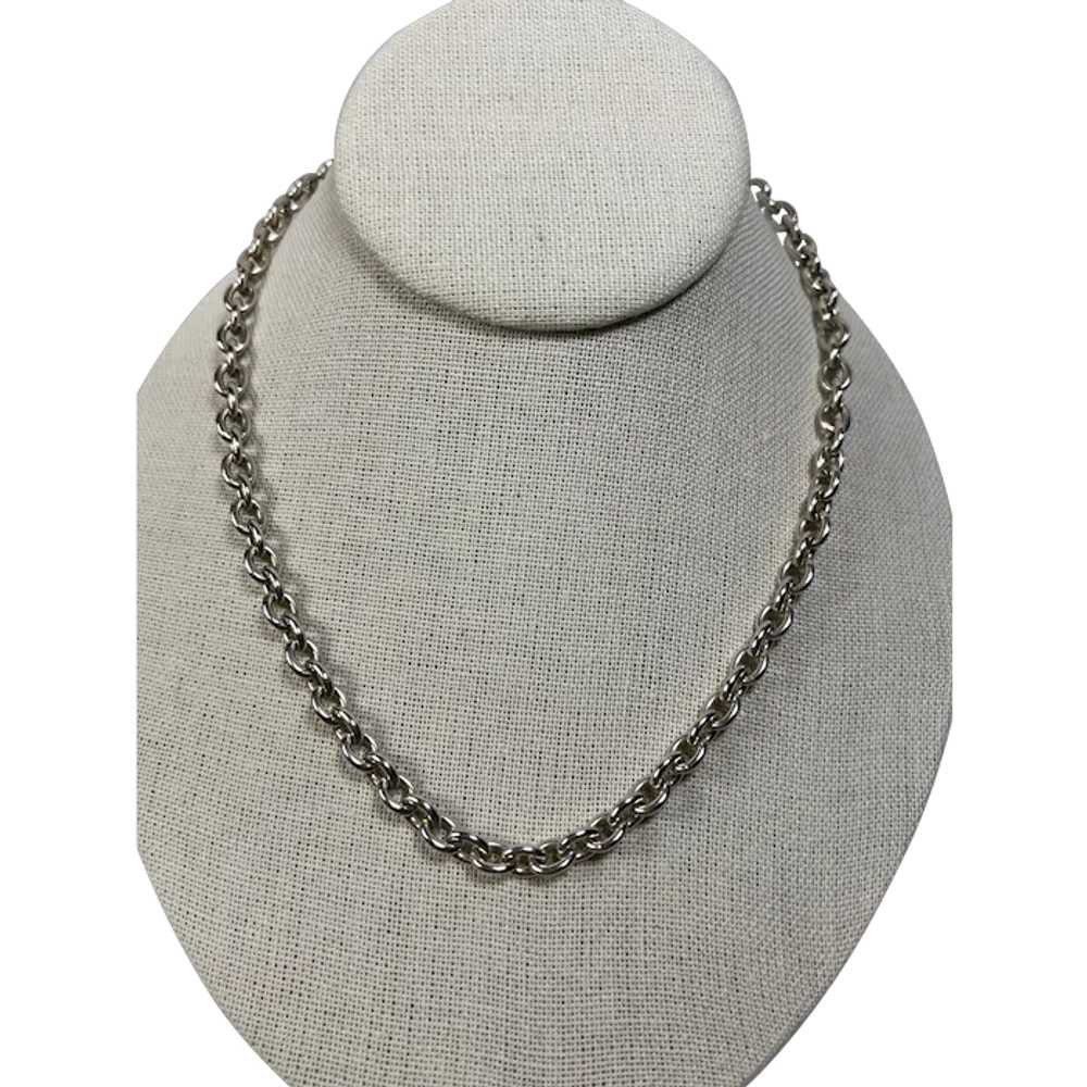 Beautiful Sterling Silver Neck Chain - image 1