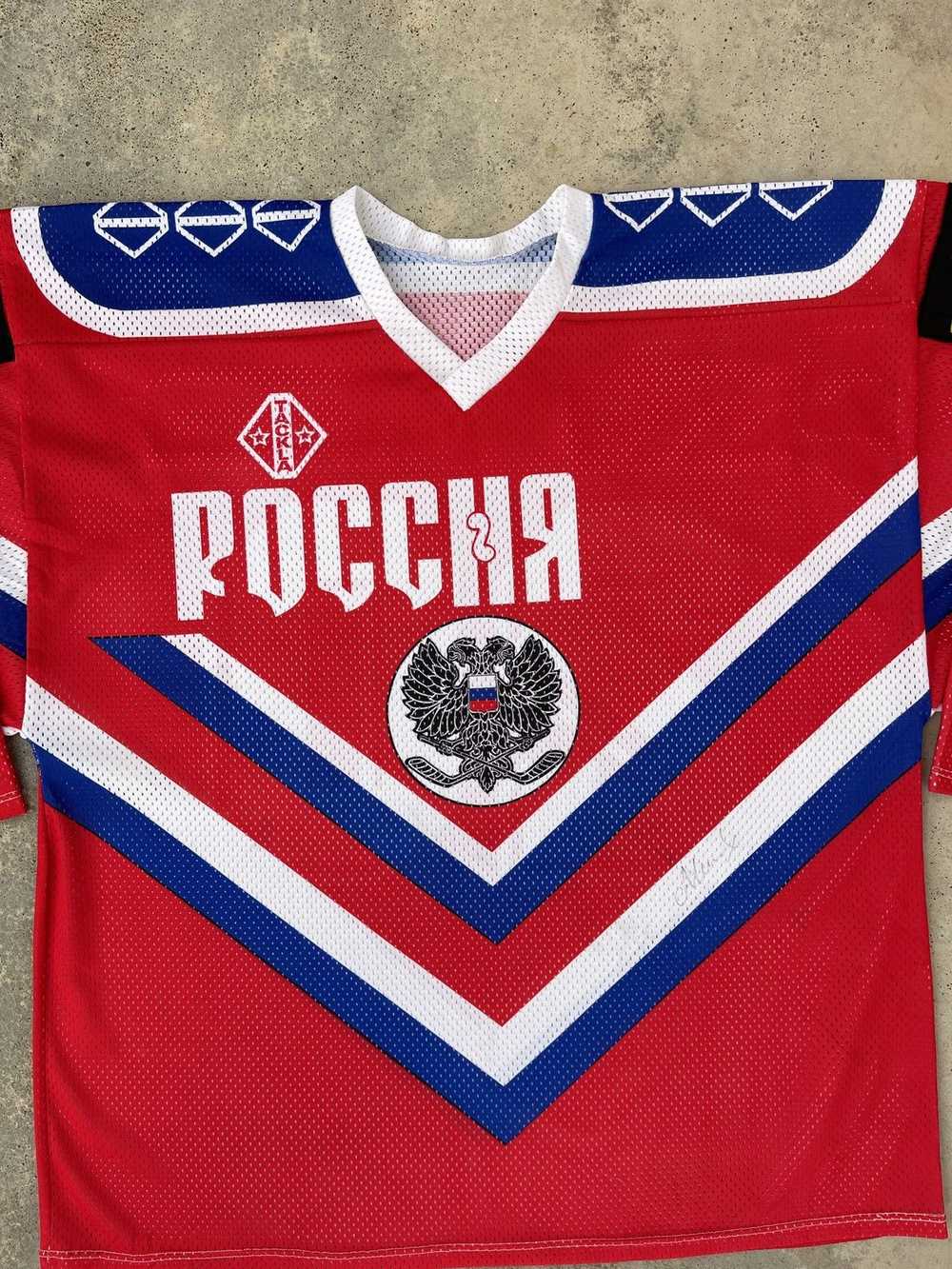 NBA × NFL × NHL Vintage Russia Team Hockey Jersey - image 2