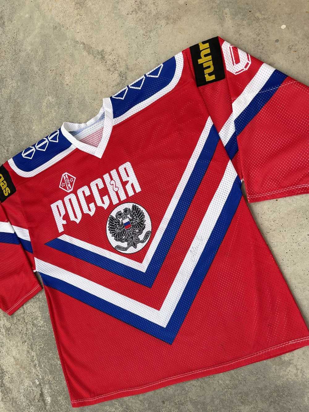 NBA × NFL × NHL Vintage Russia Team Hockey Jersey - image 5