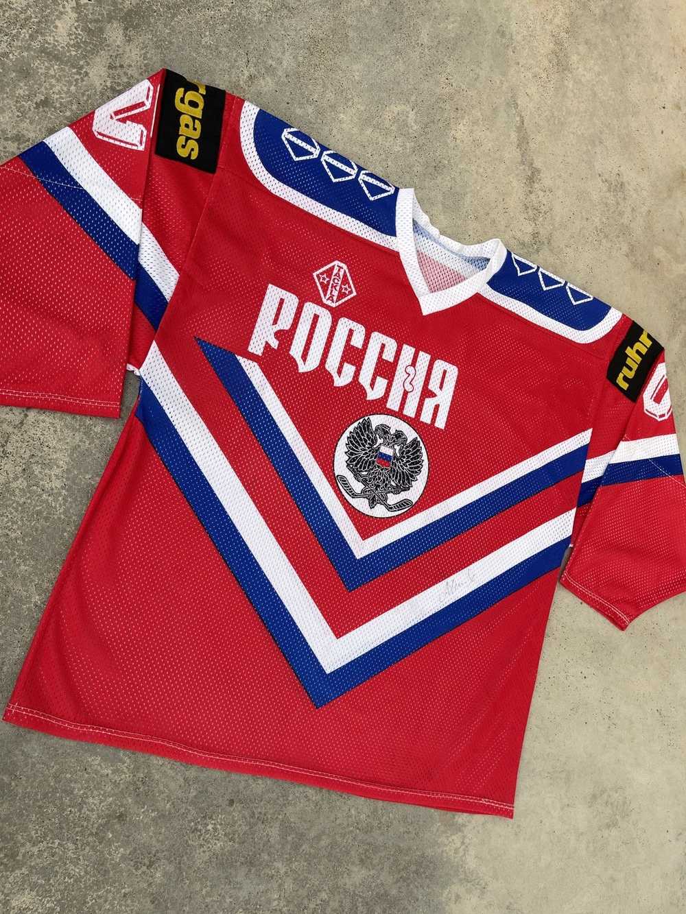 NBA × NFL × NHL Vintage Russia Team Hockey Jersey - image 6