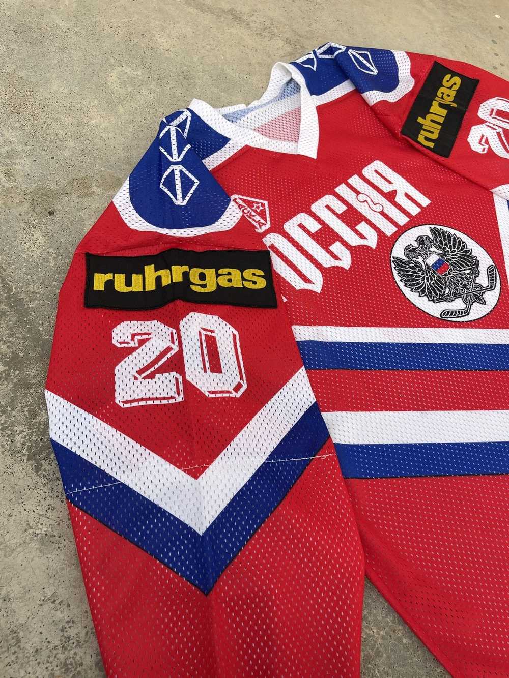 NBA × NFL × NHL Vintage Russia Team Hockey Jersey - image 9