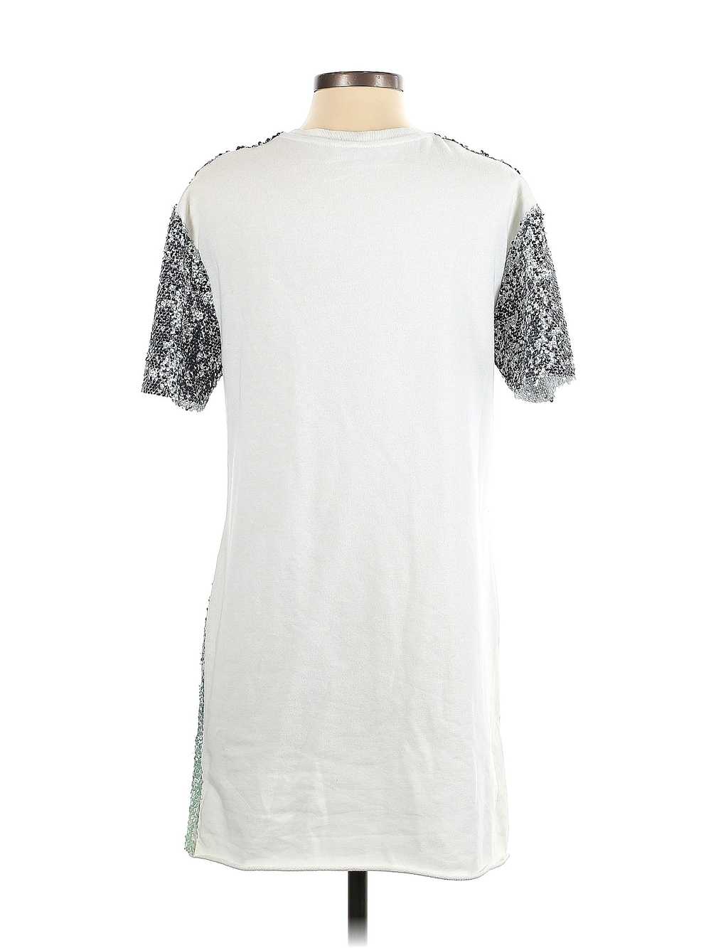 Trafaluc by Zara Women Silver Casual Dress S - image 2