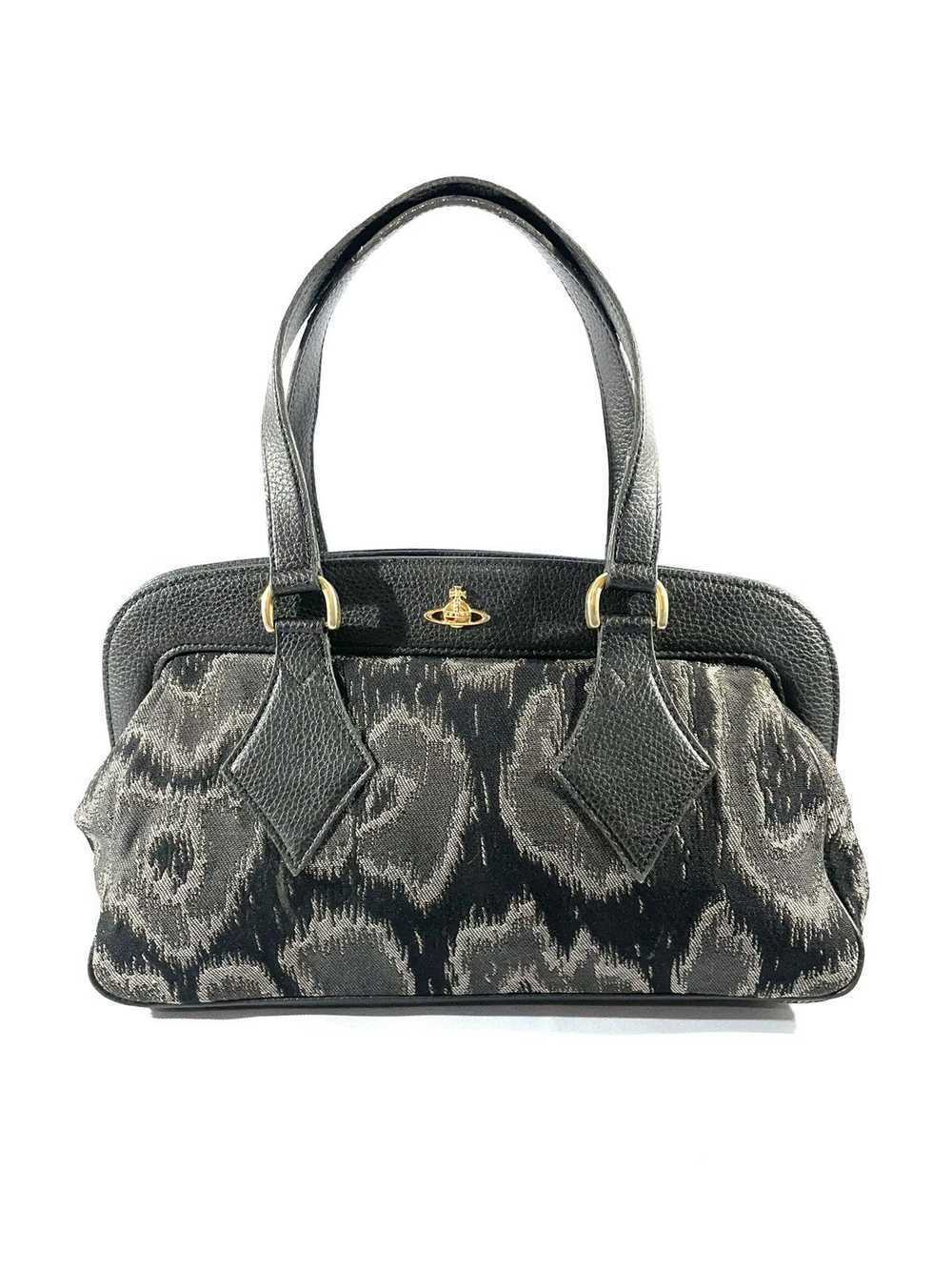 Vivienne Westwood Leopard Leather Frame Handbag - image 1