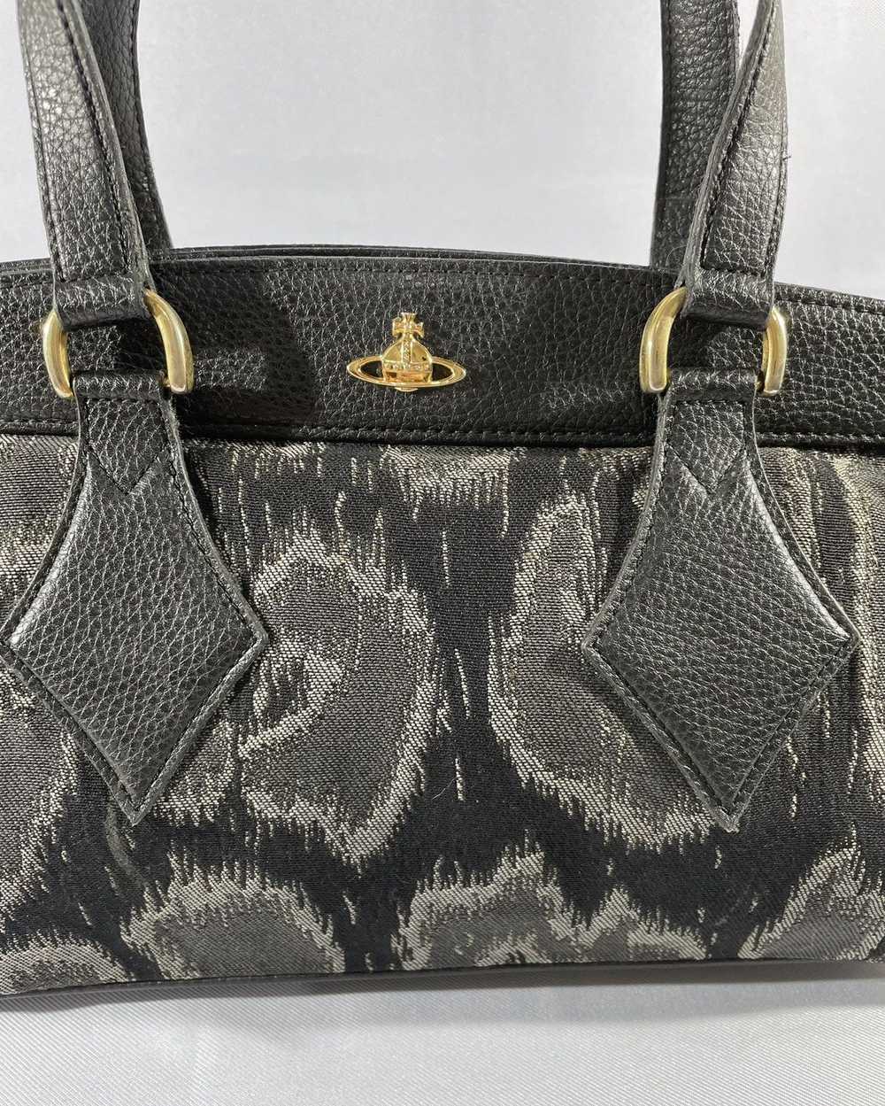 Vivienne Westwood Leopard Leather Frame Handbag - image 3