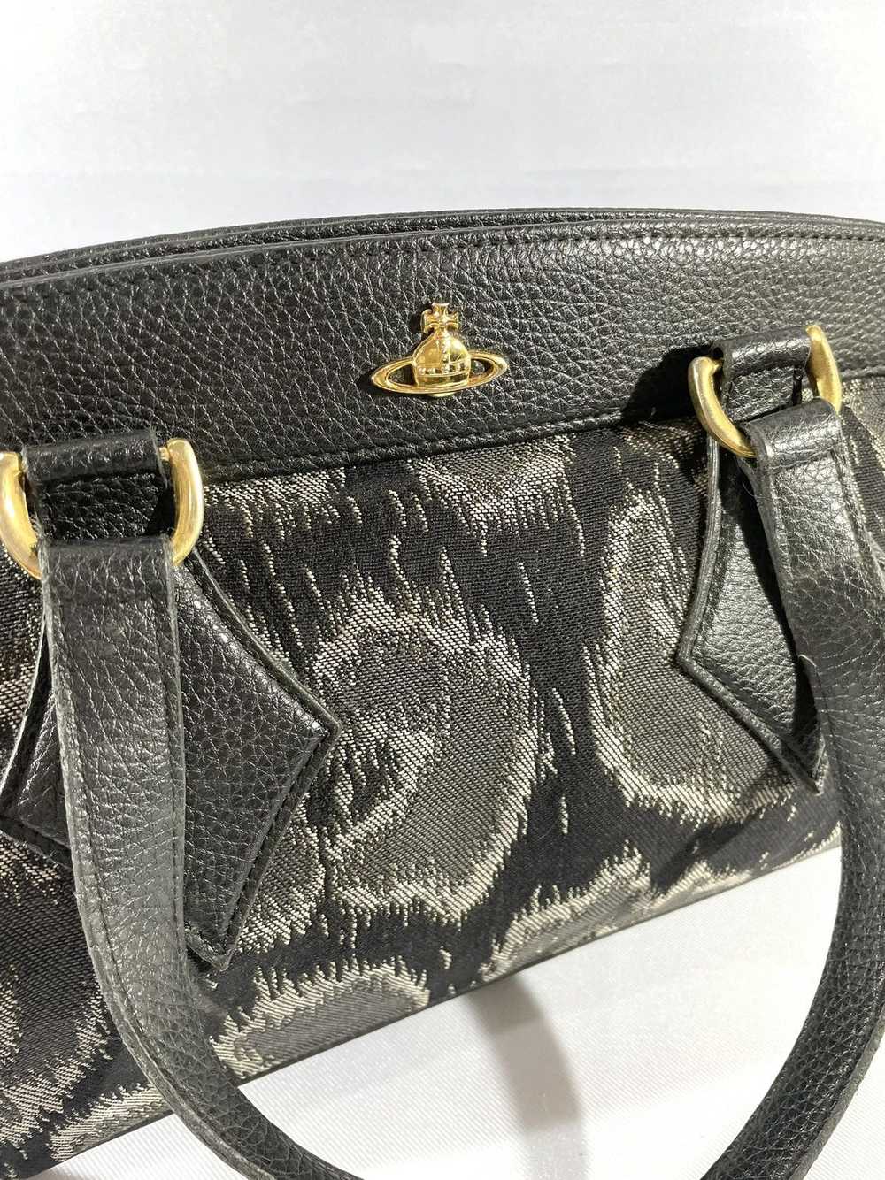 Vivienne Westwood Leopard Leather Frame Handbag - image 4