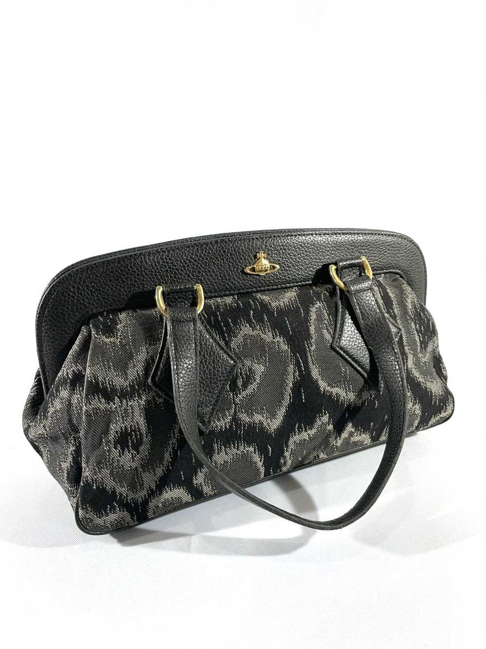 Vivienne Westwood Leopard Leather Frame Handbag - image 8