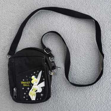 Vintage Y2K Tinkerbell Sidebag Black Small Disney 