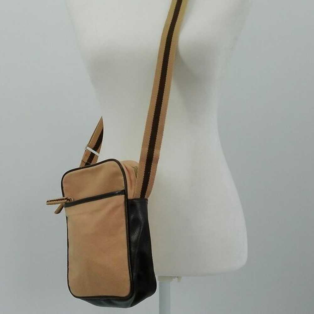 VINTAGE 2000's Old Navy Crossbody Bag Tan Canvas … - image 10