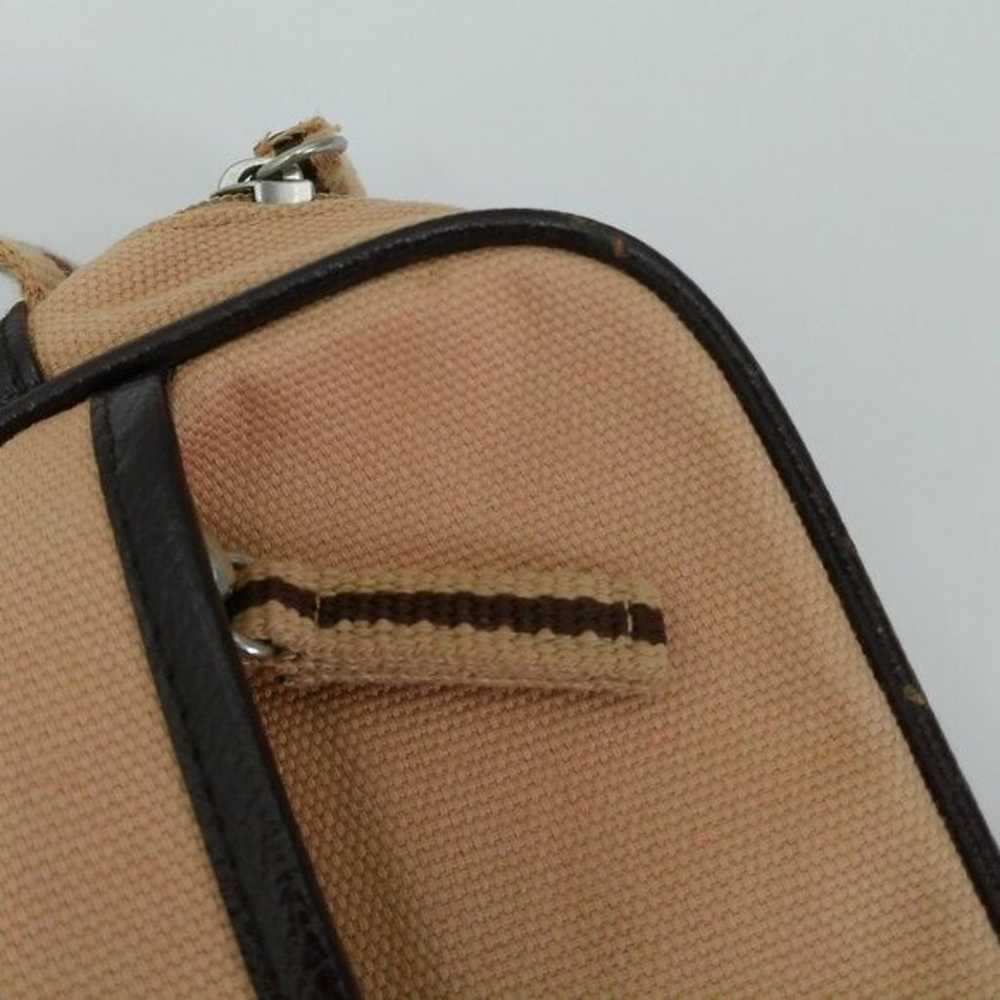 VINTAGE 2000's Old Navy Crossbody Bag Tan Canvas … - image 5