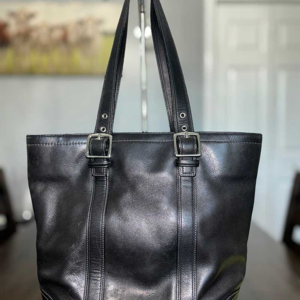 Coach Hampton vintage small tote - image 2