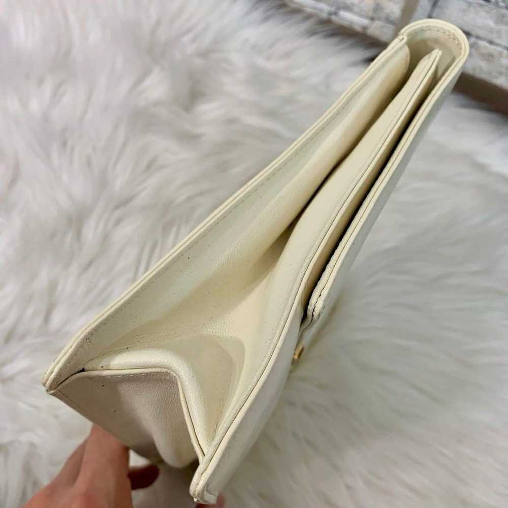 JUNKO KOSHINO Leather Second Bag Clutch Bag - image 7