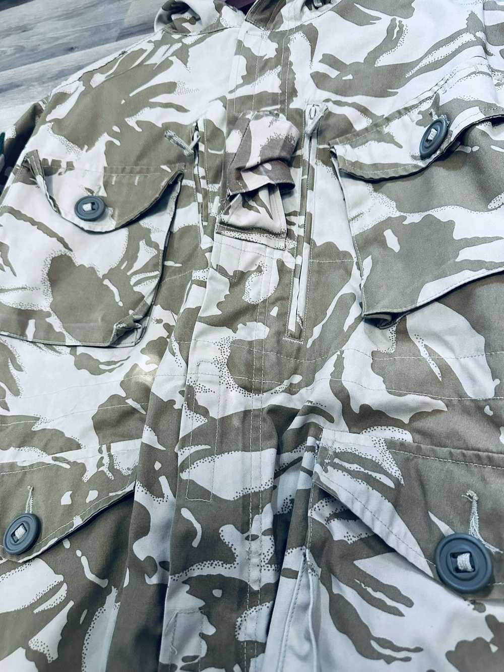 Vintage British Desert Camouflage Combat Smock Ja… - image 4