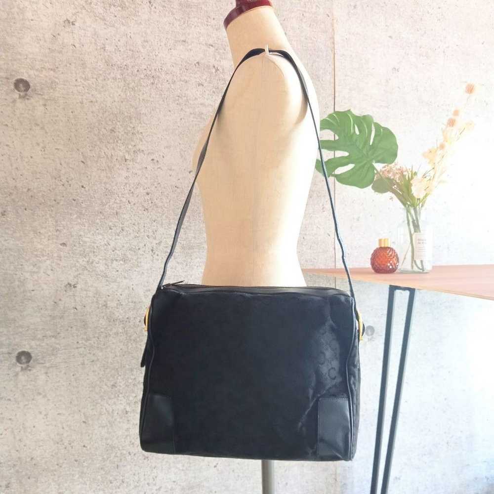 CELINE Old Vintage Shoulder Bag Black Unisex Wome… - image 2