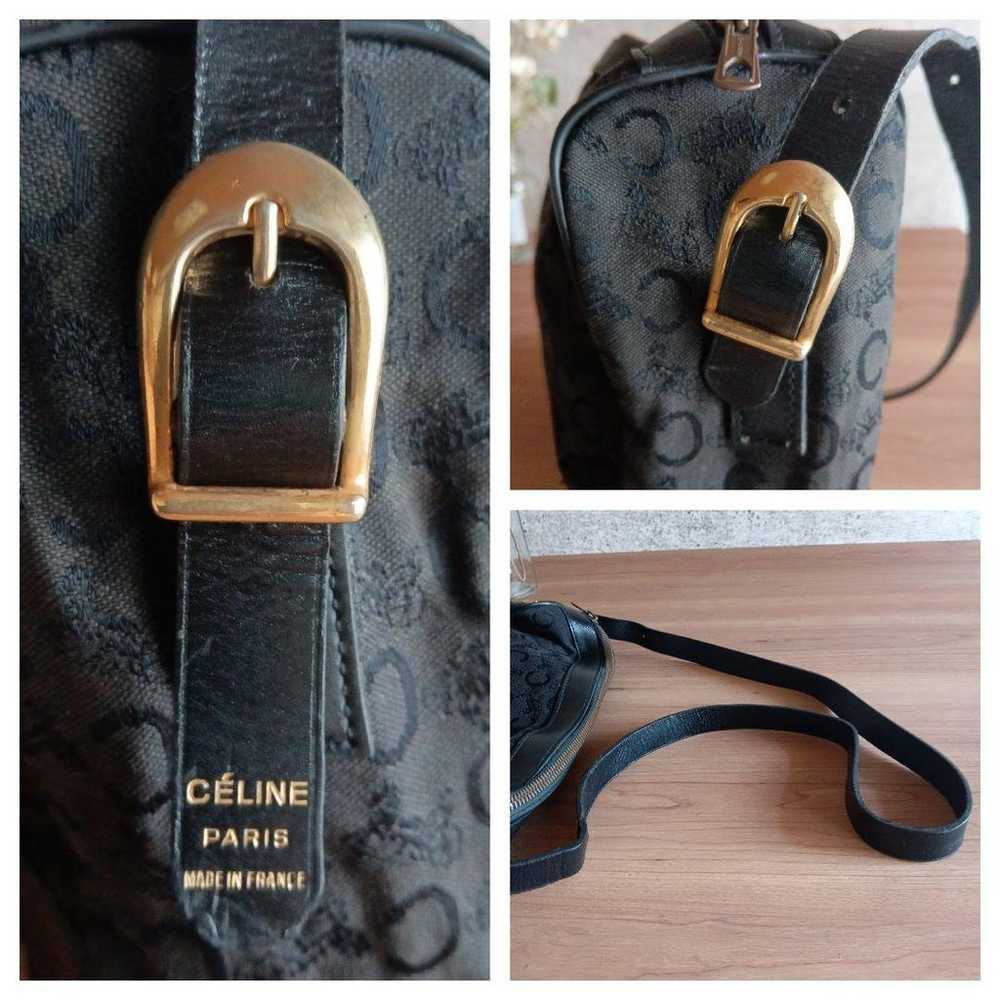 CELINE Old Vintage Shoulder Bag Black Unisex Wome… - image 8