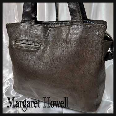 【Margaret Howell】Tote Bag Leather Large Capacity … - image 1