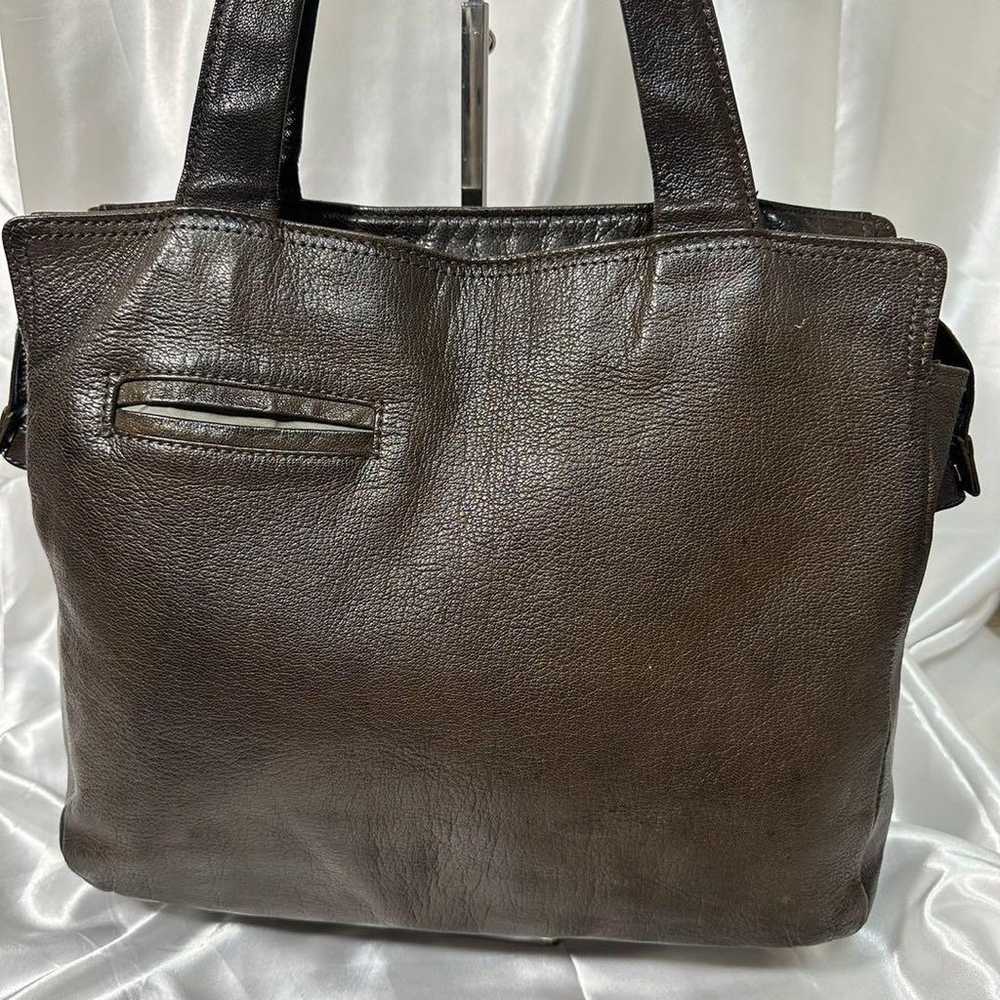 【Margaret Howell】Tote Bag Leather Large Capacity … - image 2