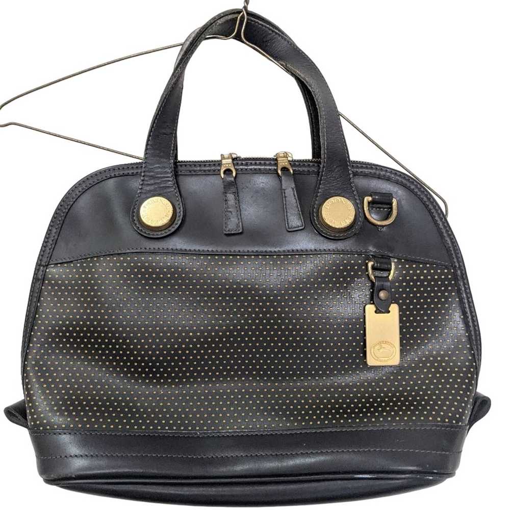 Timeless Vintage Dooney and Bourke Black Leather … - image 1