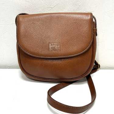 Burberry Vintage Shoulder Bag Leather Nova Check