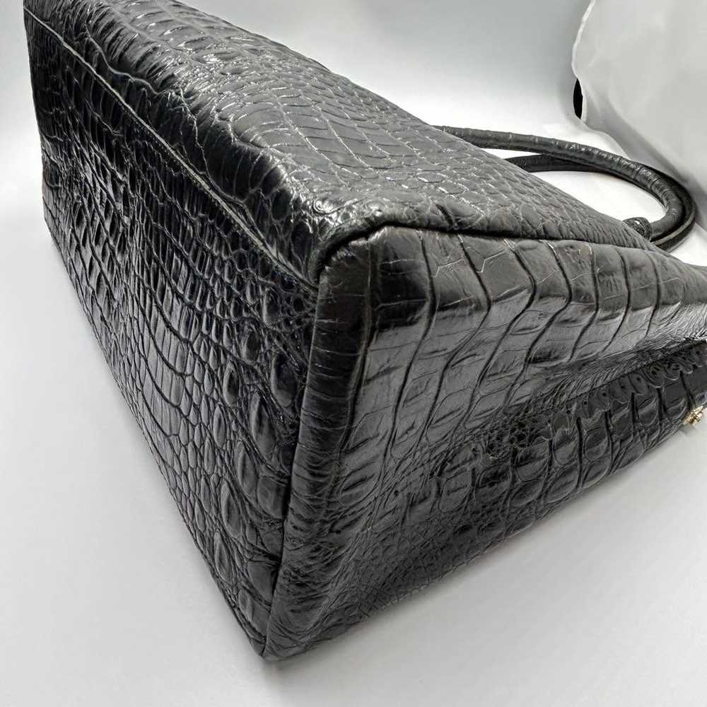 【Excellent Condition】FURLA Business Tote Bag Croc… - image 10