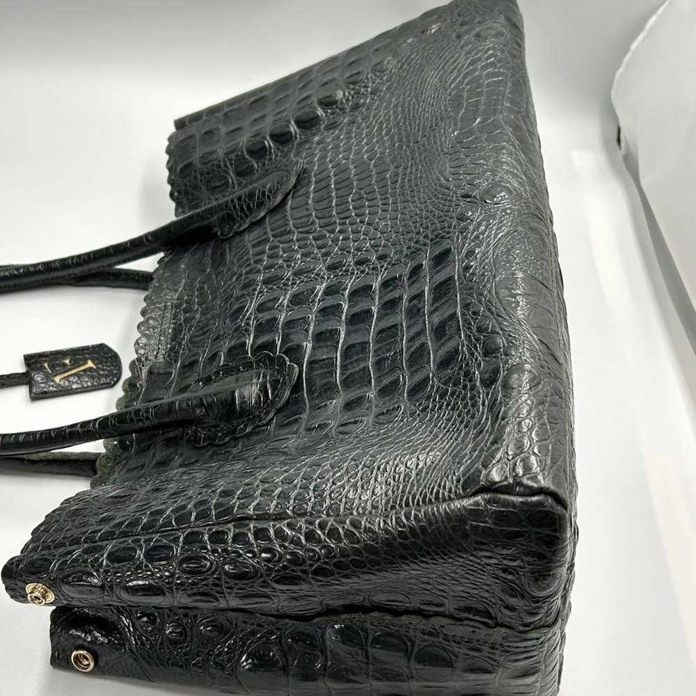 【Excellent Condition】FURLA Business Tote Bag Croc… - image 11