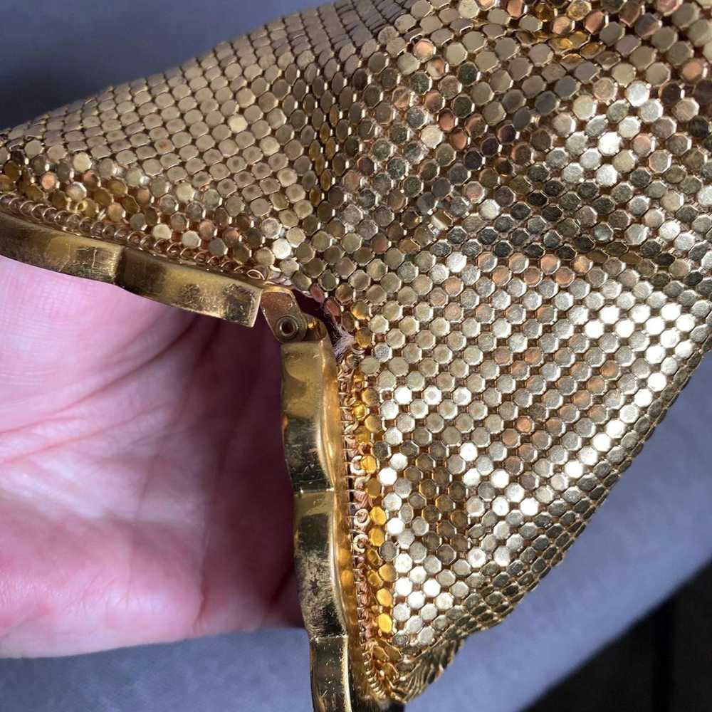 1940's Gold Mesh Clutch from Whiting & Davis 2915… - image 8