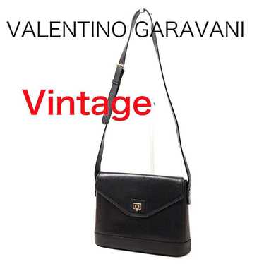 E4492-17 Vintage Valentino Garavani Leather Shoul… - image 1