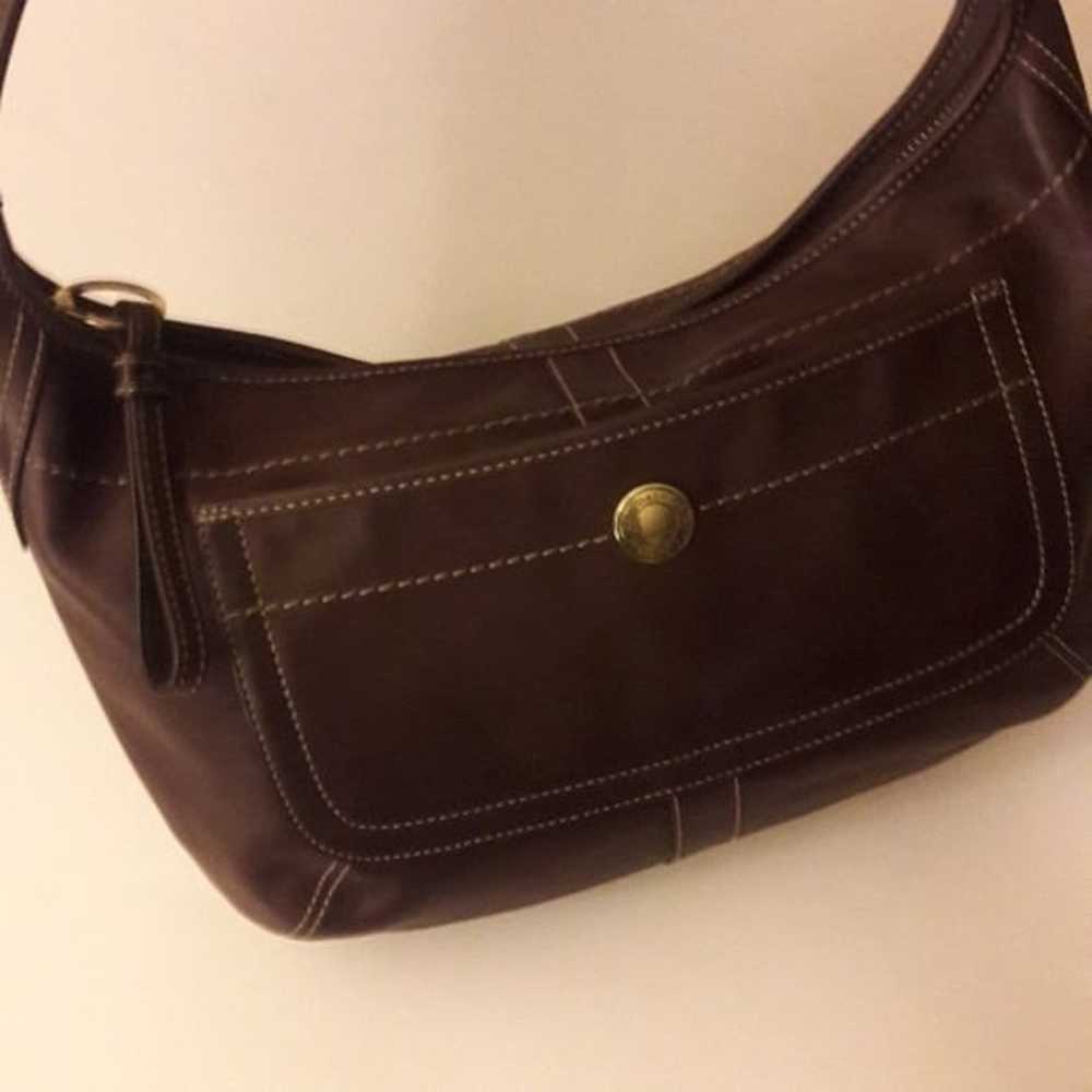 Vintage Coach Legacy Ergo Hobo Bag 11283 Brown Le… - image 8