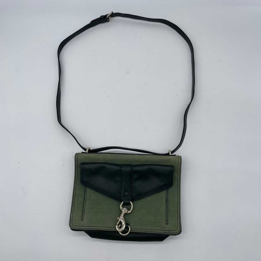 RARE Vintage Rebecca Minkoff GREEN Envelope Cross… - image 2