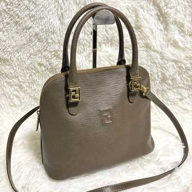 FENDI Vintage FF Logo Epi 2way Handbag - image 1