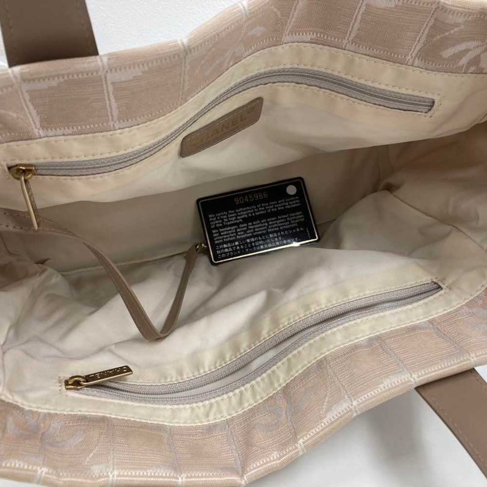 Chanel New Travel Line Tote Beige - image 6