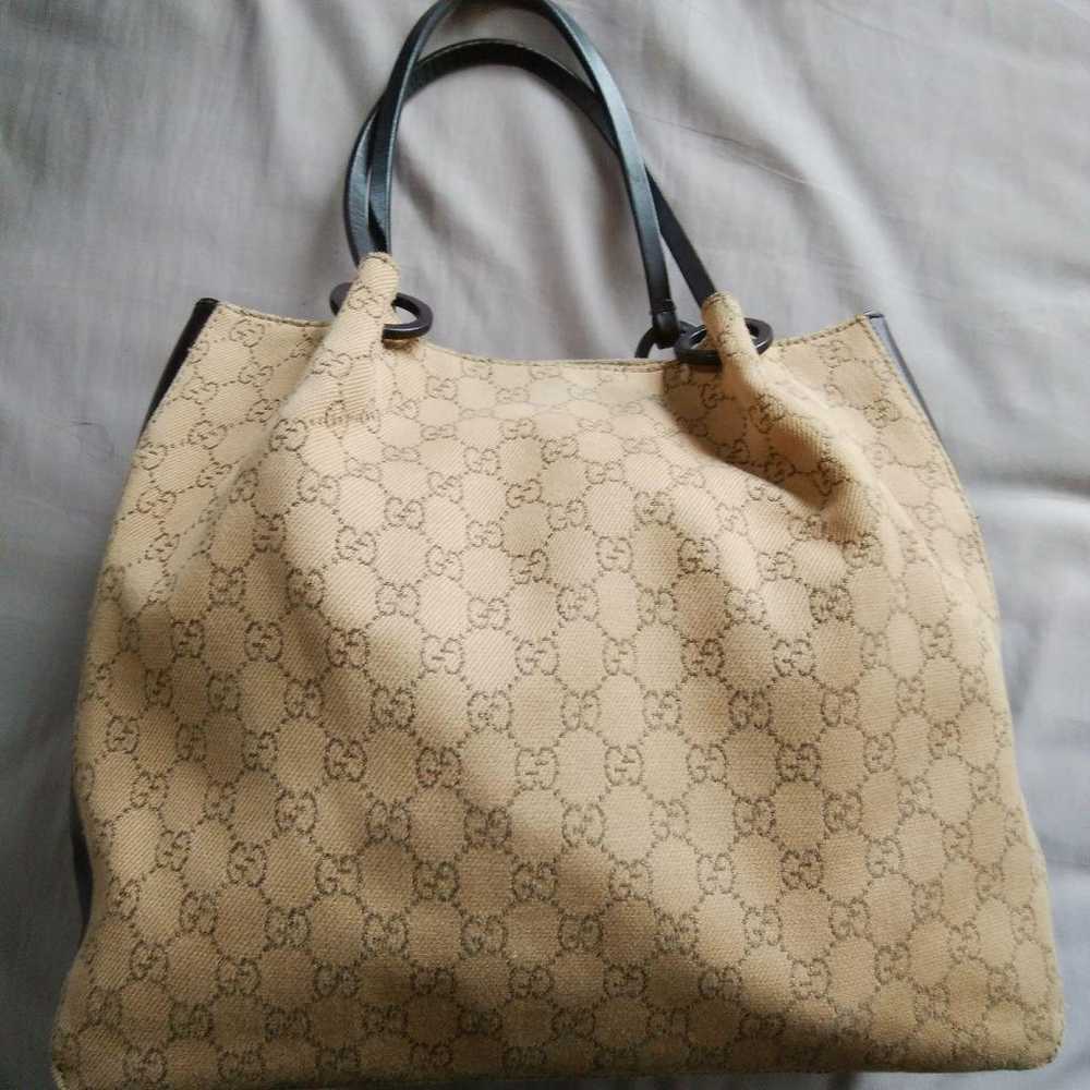 GUCCI GG pattern tote bag - image 3